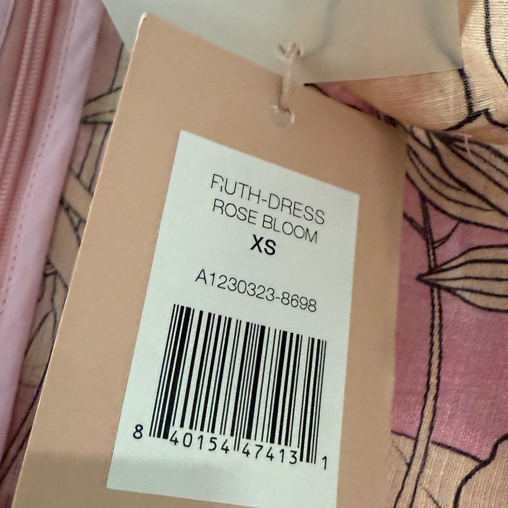 Alexis Pink Floral Mini Ruth Dress - Picture 5 of 11